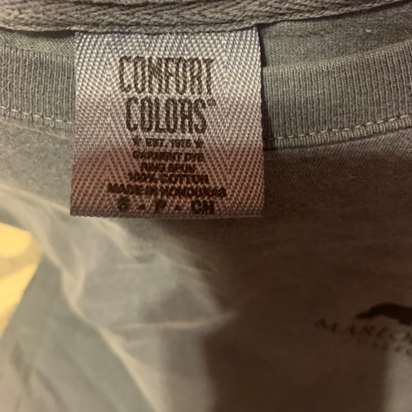 ☀️ 3 for $30 NWOT Cute Navy Blue/Grey Comfort Color Dog Shirt - Picture 4 of 5